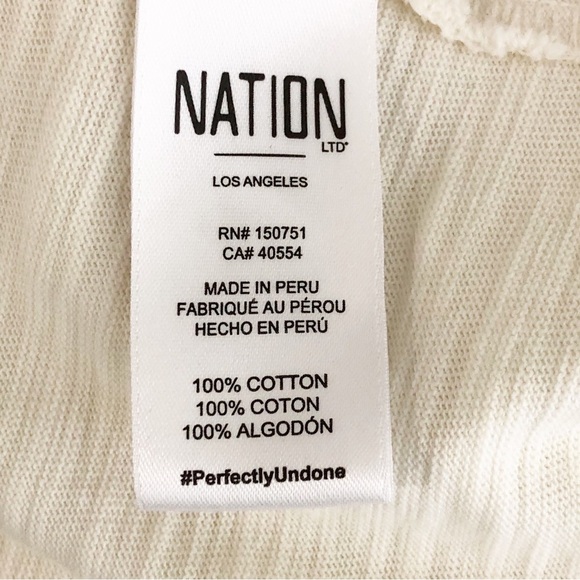 Nation, LTD cream, puff sleeve top - Picture 5 of 10